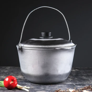 

Kazan aluminum "Camping", 8 l, with a lid and a bow