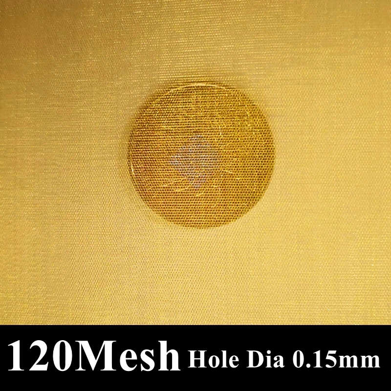 Toile De Laiton Tissée 20-200 Mesh - Filtre, écran Antibruit, Pour Bricolage Et Industrie