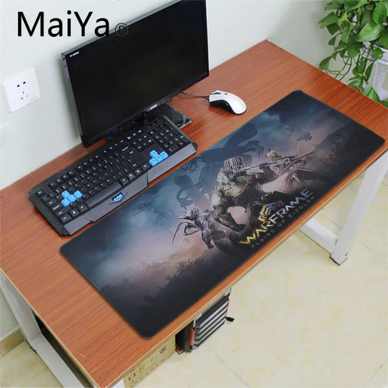 MaiYa warframe игровой резиновый коврик для мыши игра скорость/Управление версия большой игровой коврик для мышки с Аниме Коврик для мыши - Цвет: Lock Edge 30X90cm