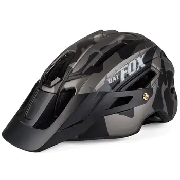 

Mountain Bike Helmet All-in-one Safety Helmet Cycling Head Protective Cover with Warning Light for Adult Men Women Youth Teen