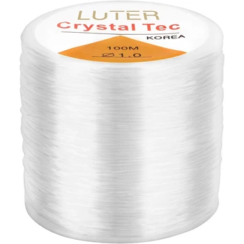 

Clear Bead Cord Crystal Elastic Stretchy Bracelet String for Jewelry Making Necklace Bracelet Beading Thread