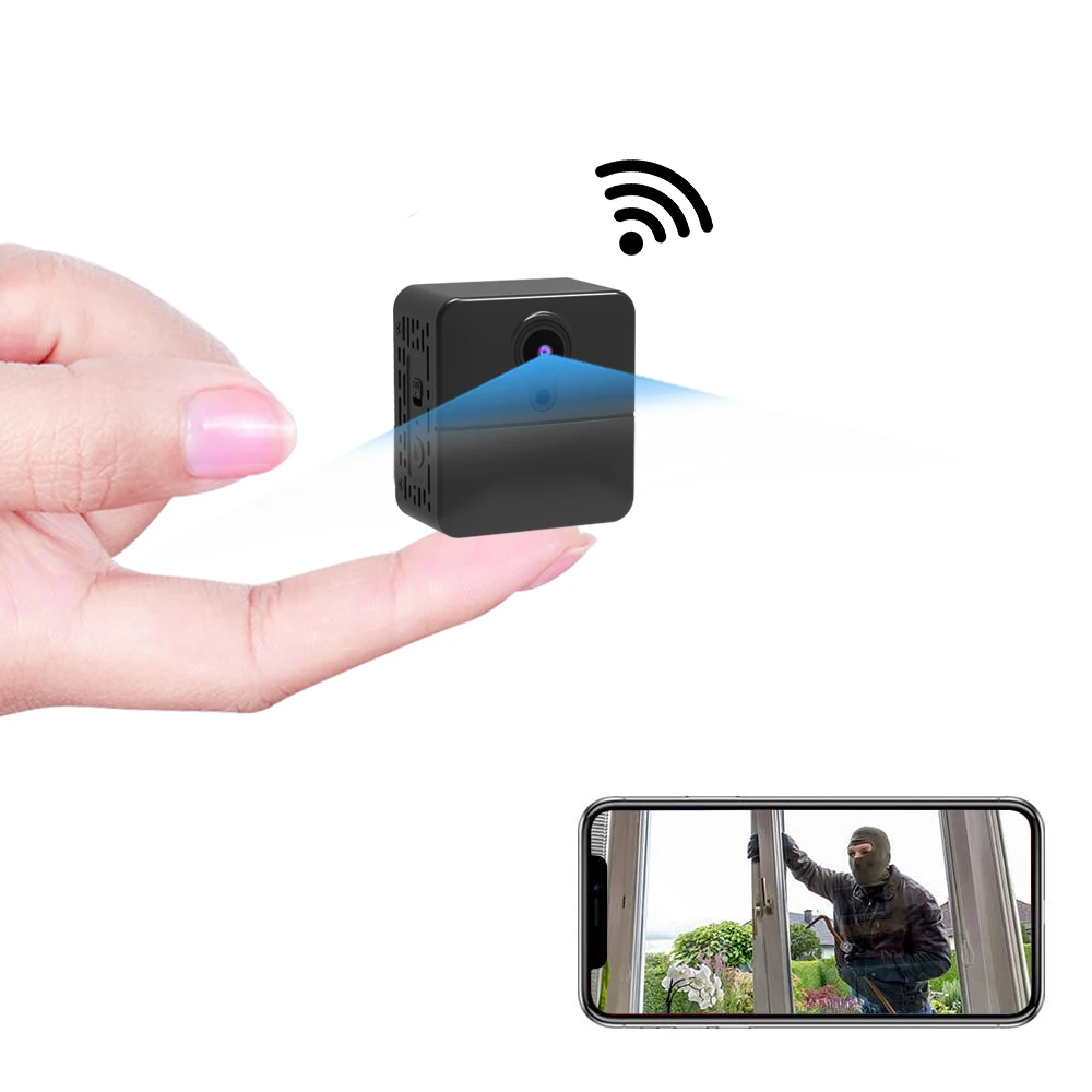 Mini WiFi Cameras PNZEO W6 Tiny Camera Real Full