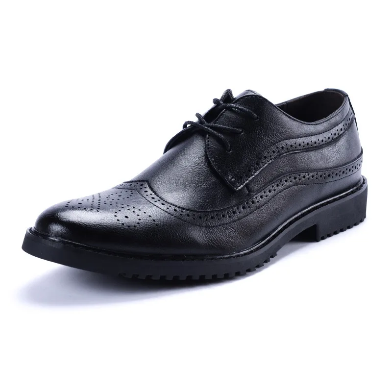 

Men Shoes Brogue Carved Shoe Men Retro Casual Shoes Fashion Business Buty Meskie Men