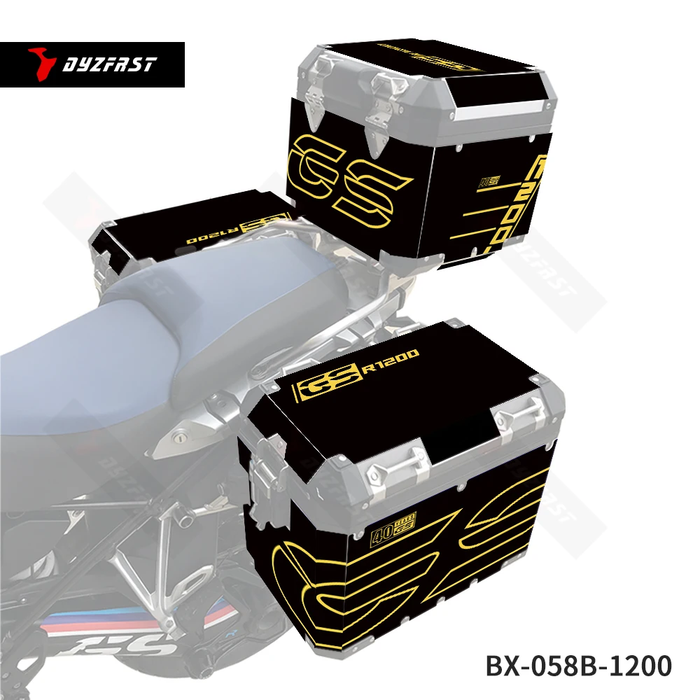 Motorcycles Accesorios Para Moto Sticker Decals Side Case Pads Pannier Cover Set Kit Hard Luggage R1200GS R1250GS Adventure