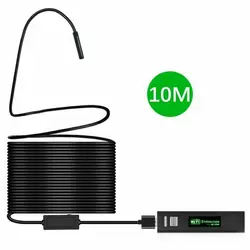 10m wifi endoscópio usb 1200p 8 led câmera de inspeção endoscópio, 2m,5m