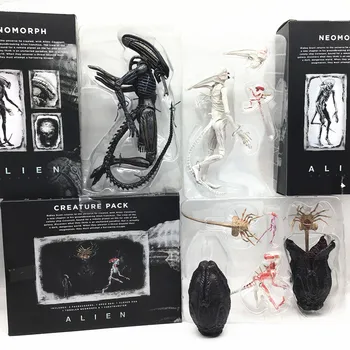 

NECA Movie Alien Figure Creature Pack Neomorph Xenomorph Alien Egg Dog New Variation Action Figure Model Toy Doll Gift