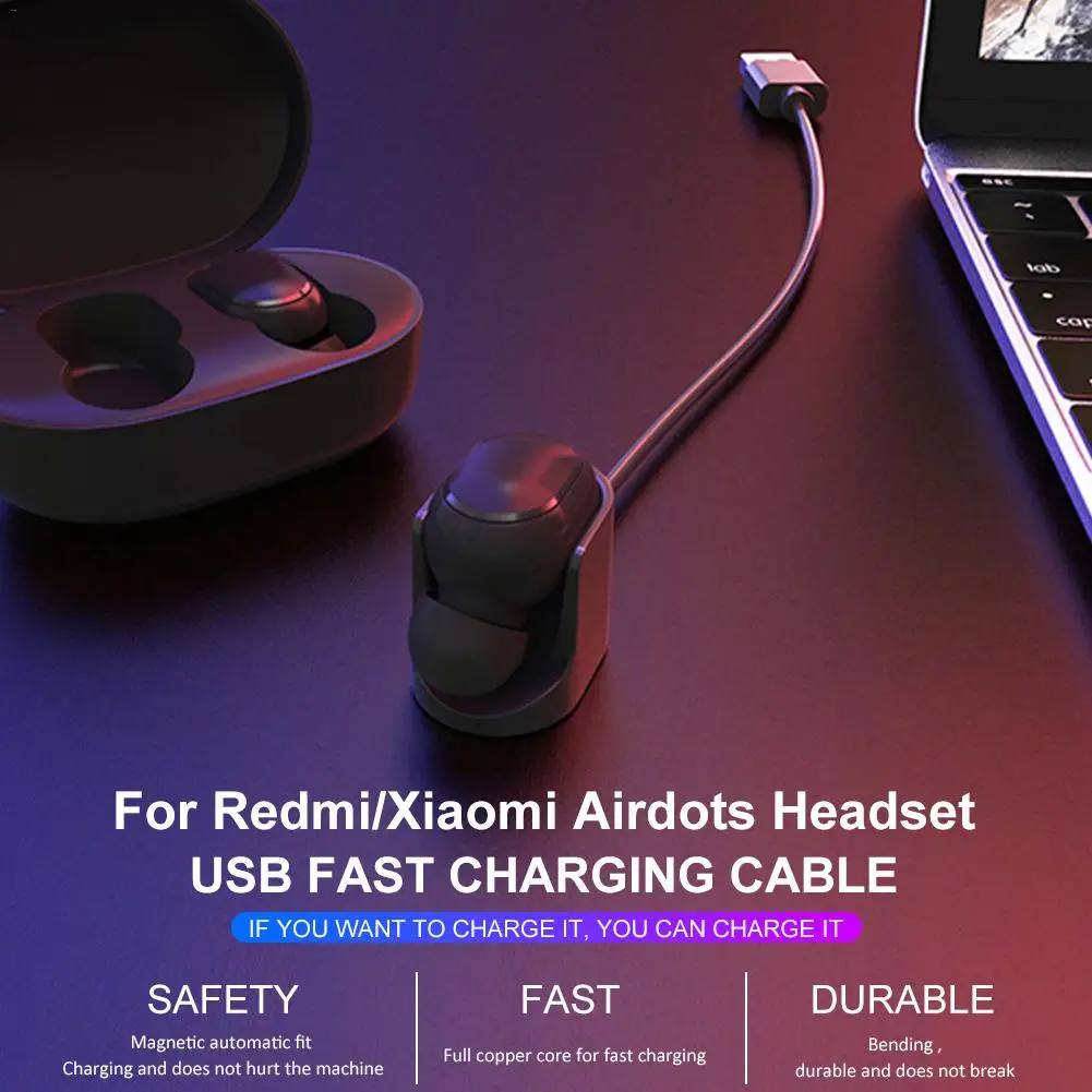 Usb зарядный док-кабель для Xiaomi Airdots Молодежная версия/Redmi Airdots Беспроводная bluetooth-гарнитура зарядный кабель зарядное устройство