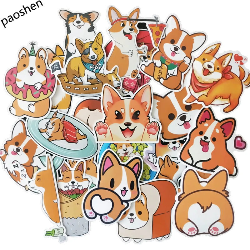 

25pcs Wang Xingren Cute Stickers Cute Pet Keji Graffiti Stickers Refrigerator Computer Suitcase Bicycle Skateboard Car Stickers