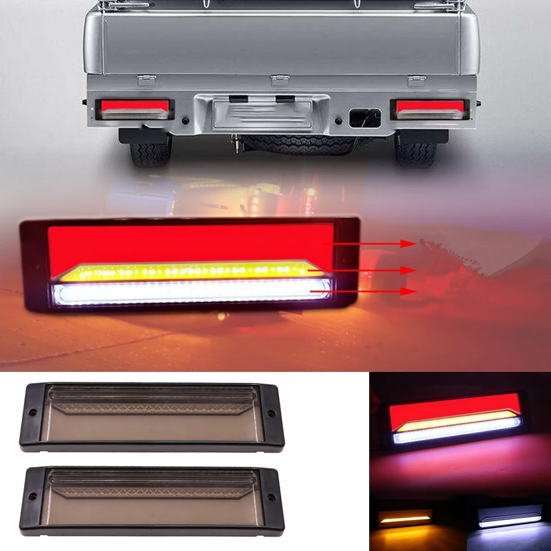 147 LED Trailer Truck Brake Light Waterproof Neon Halo Ring Tail Stop Flowing Turn Signal Lamp DC 10-30V | Автомобили и мотоциклы