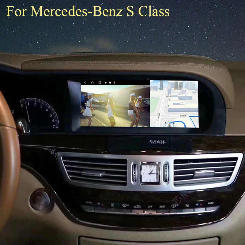 Car Dvd For Mercedes Benz S Class W221 2008 2012 Car Radio Multimedia Video Player Navigation Gps Android 10 0 Double Din 5 0 Car Multimedia Player Aliexpress