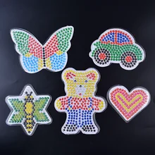 5 мм 2,6 мм предохранители бусины доски прозрачные пластиковые колышки доски предохранители бусины колышки доски Хама бусины 5 мм обучающие игрушки для детей