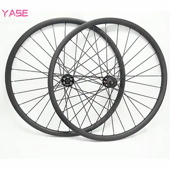

29er tubeless 30x22mm carbon mtb disc wheels boost Fron 110x15 Rear 142x12 asymmerty mtb disc carbon wheelset pillar 1423