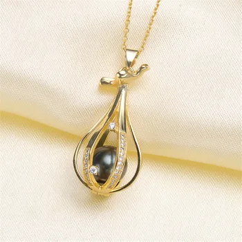 

5PCS/10PCS Wholesale Pearl Pendant Base diy Jewelry Making Bail Beads Cap Connectors Classic Pendants Findings for Women