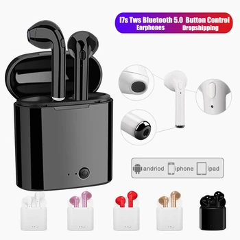 

i7s TWS Wireless Earphones Bluetooth headphones sport Earbuds Headset With Mic Earpiece For Iphone Huawei oppo Xiaomi Samsung