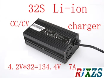 

134.4V 7A charger for 32S lipo/ lithium Polymer/ Li-ion battery pack smart charger support CC/CV mode 4.2V*32=134.4V