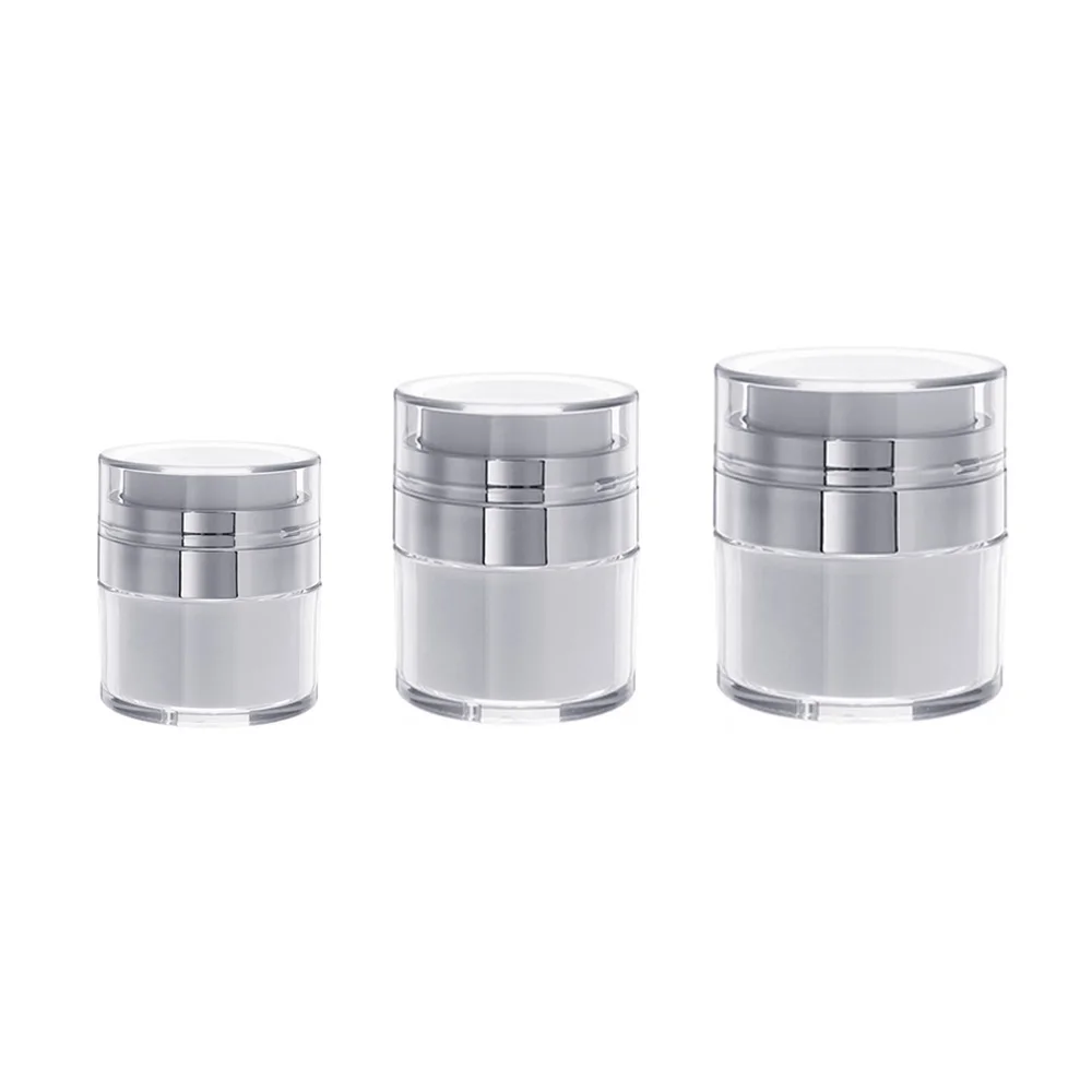 

1pcs Airless Pump Bottles for Cosmetics EmptyRefillable Cream Container Portable Makeup Tools for Travel 15/30/50g