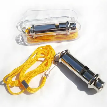 

Whistle Stainless Steel Portable Survival Whistle First Aid Kits Outdoor Emergency Signal Rescue Camping Hiking