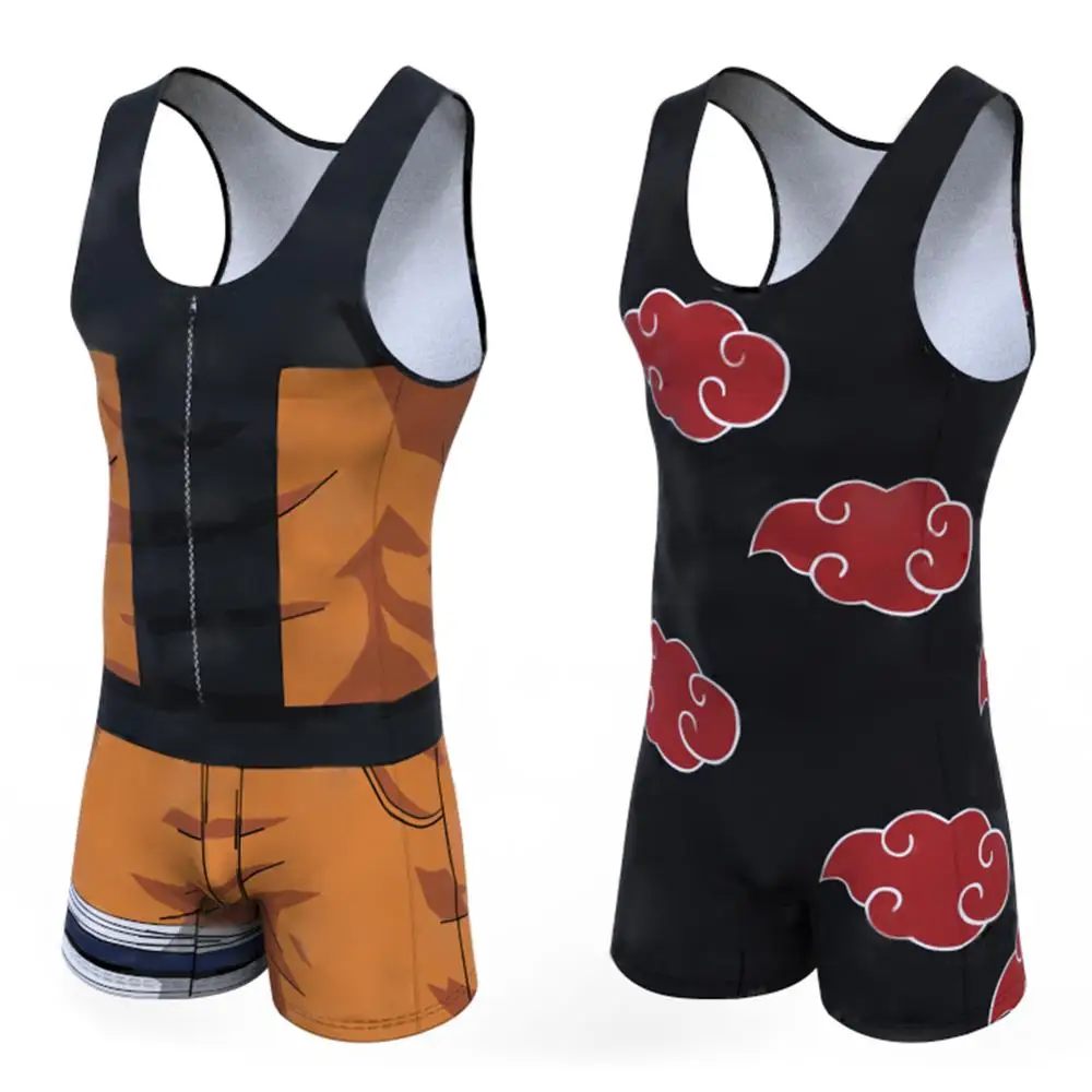 Casual Vegeta Goku Funny Men's Short One Piece Sleeveless Street Casual Cargo Pants Jumpsuit Overalls Shirts 6