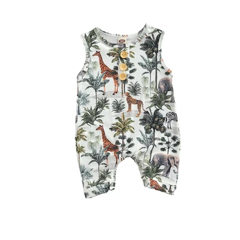 Baby Animal Print Romper 1
