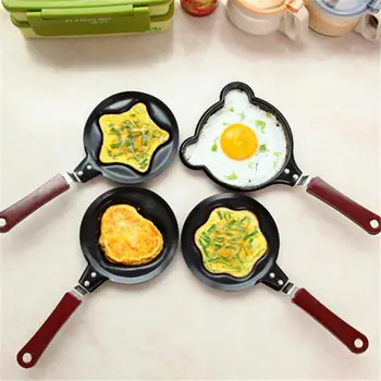 

1Pc Mini Cute Egg Pancake Mold Egg Pastry Frying Pan Non-Stick Pot Cartoon Molds Omelette Breakfast Maker Cookware Kitchen Tools