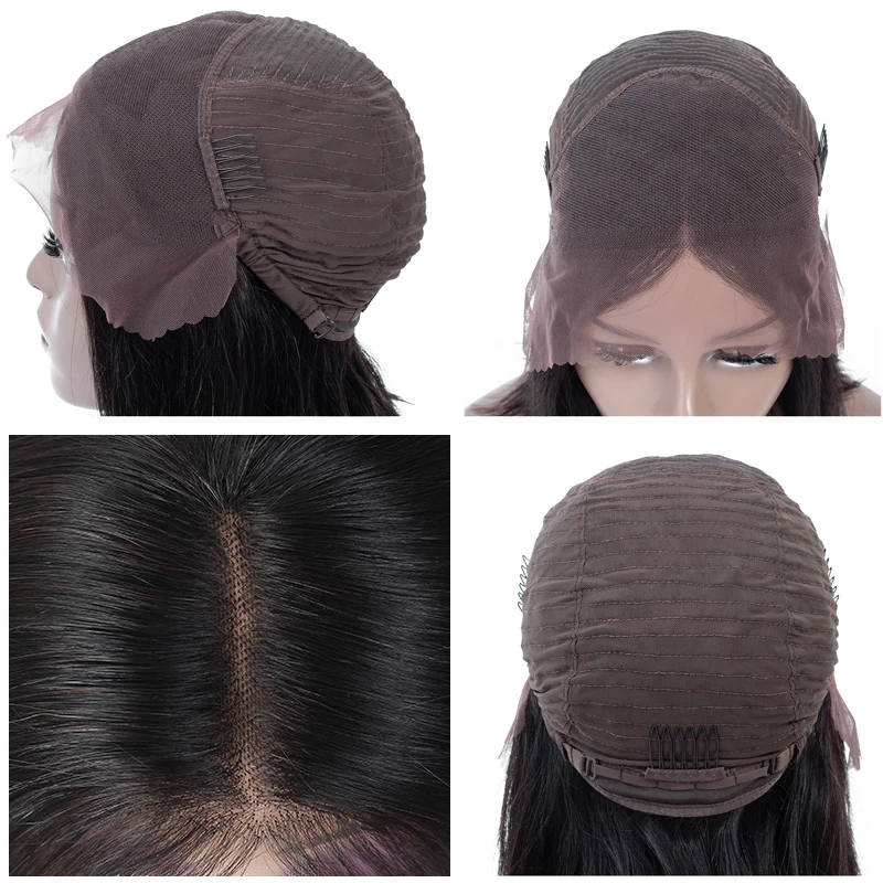Peruvian-Straight-Lace-Front-Human-Hair-Wigs-Ombre-Colored-Lace-Wig-Glueless-Human-Hair-Wigs-For