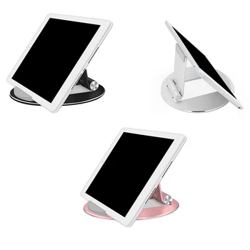 

Phone Tablet Portable Desktop Foldable Holder Stand Adjustable Aluminum Alloy Cellphone Dock Desktop Stand
