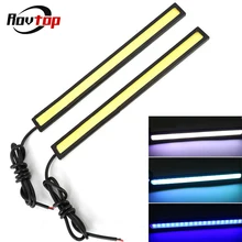 17 см COB светодиодный DRL для вождения дневные ходовые огни полоса 12 В Авто Водонепроницаемый Автомобильный Стайлинг светодиодный фонарь рабочее освещение автомобиля Z2