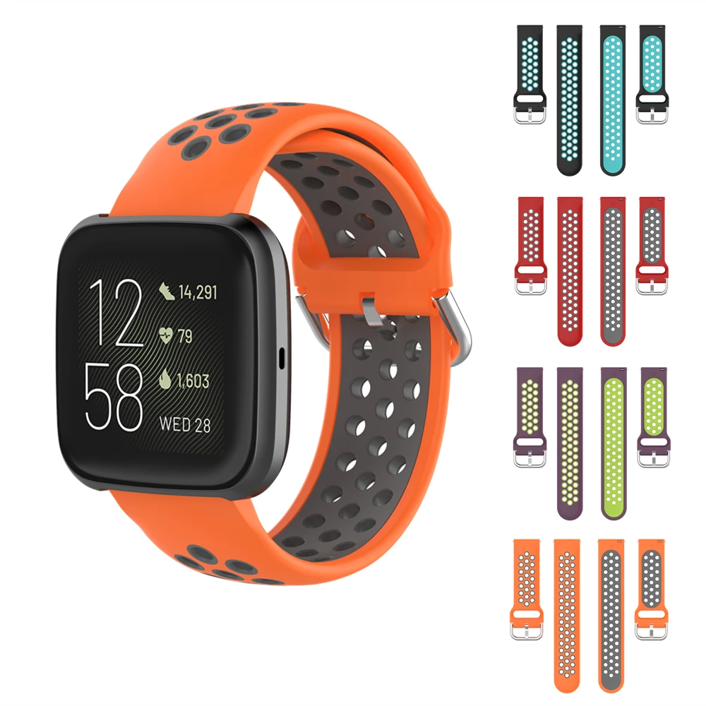 fitbit versa orange band