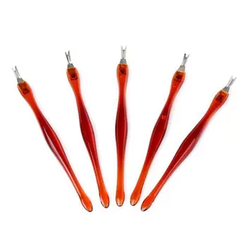 

5pcs Dead Skin Fork Trimmer Peeling Knife Cuticle Remover Nail Art Tool Women Manicure Nail Tool makeup tool