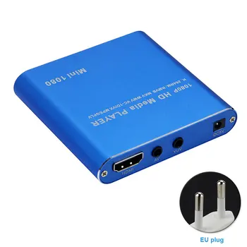 

1080P Full HD Lightweight USB Memory Card Read Smooth Decoding Mini AVI AV HDD Player Media Host MMC MKV HDMI Portable