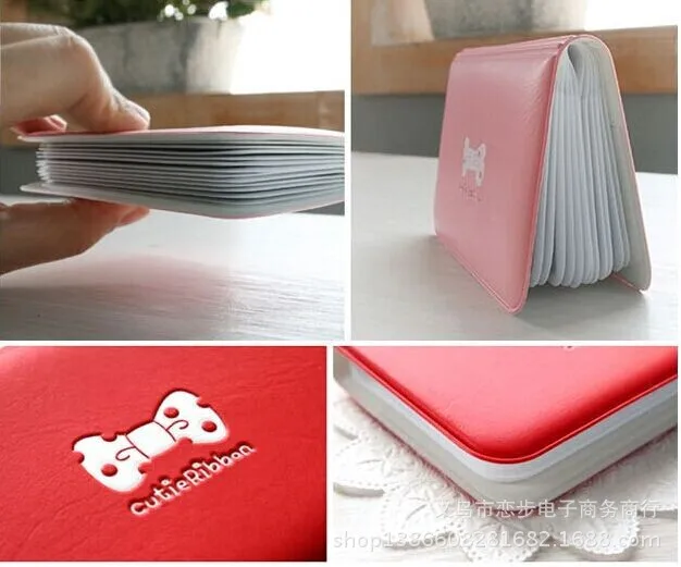 

Korean-style Bow Wallet Cute Cartoon Card Clamp Romantic Bow 12-Bit Card Holder Send Small Gifts