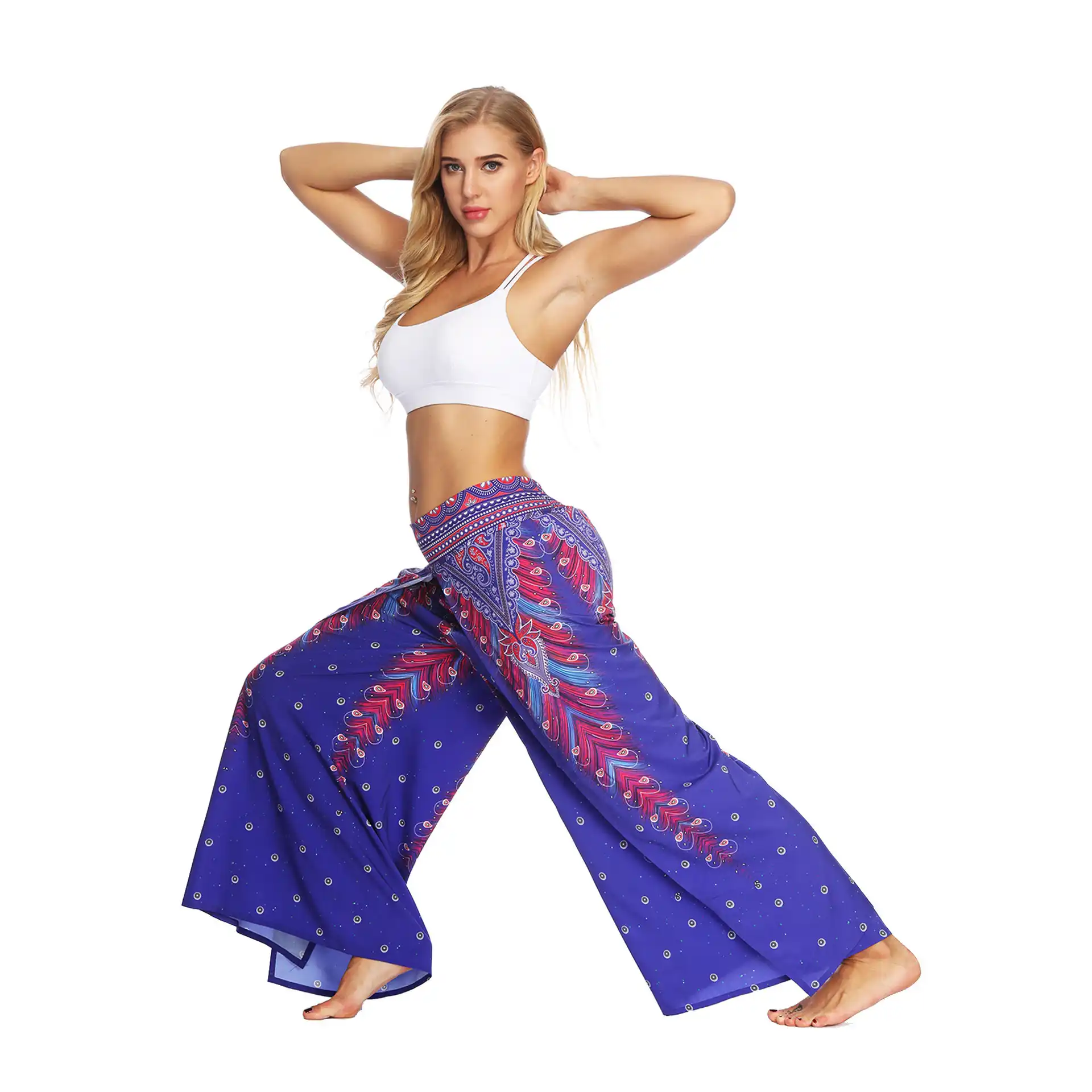 women's plus size wide leg trousers