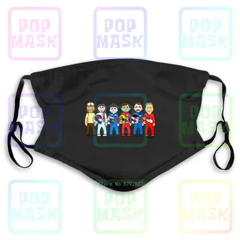 

Dust Mask with Filter Vipwees Formula 1 Legends F1 Motorsport Racing Caricature Racing Washable Reusable Mask