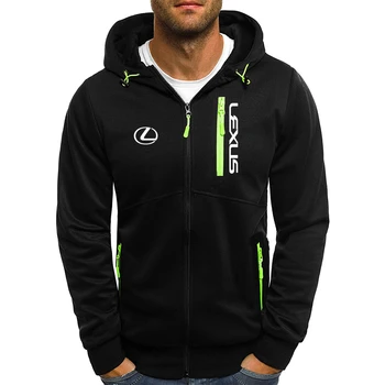 

Fashion Men Fitness Hoodies Streetwear Wild Sweatshirt Male Comfortable Autumn Winter Punk Hip Hop Zipper New Brand Anime Tops