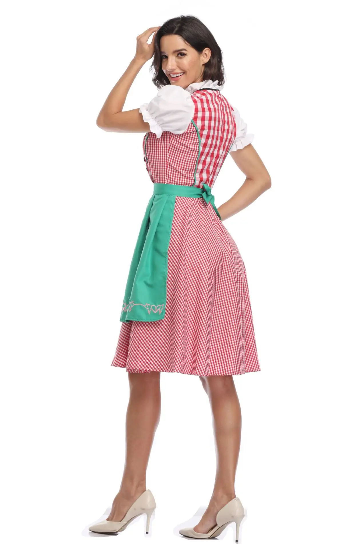 Дропшиппинг 2 шт./компл. традиционный Dirndl немецкий баварское пиво девушка костюм фестиваль Октоберфест нарядное платье
