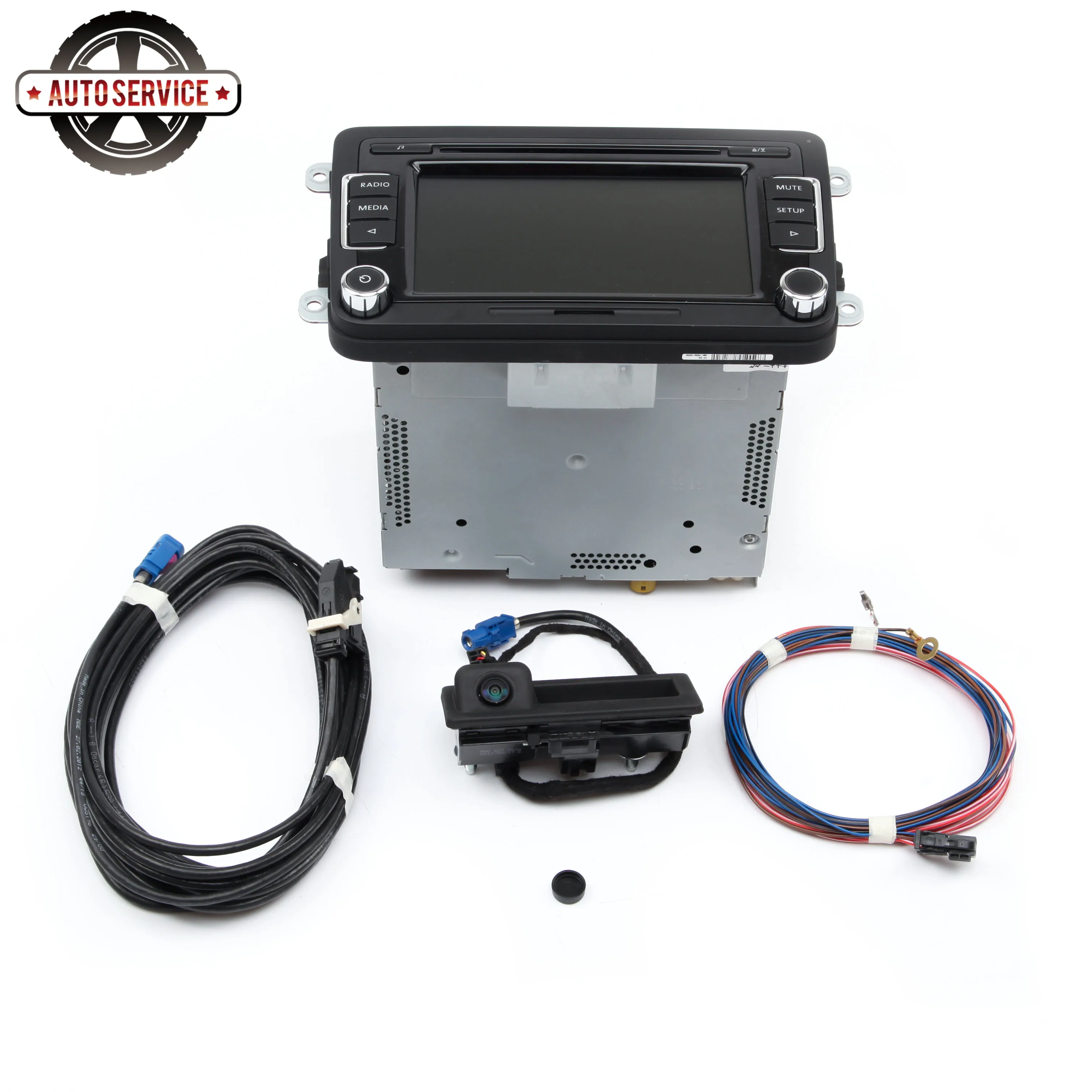 OEM 56D827566A автомобильный Радио CD плеер Поддержка камеры заднего вида Bluetooth для VW Jetta Golf CC EOS Passat Tiguan Touran 18D827566A