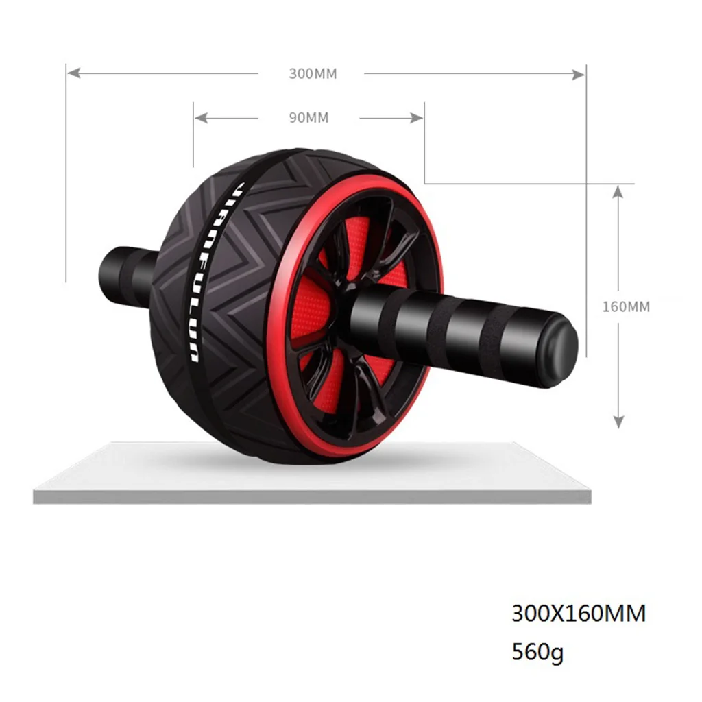 Ab Roller Exercise Wheel Abdominal Core Strength Training Gear Home Workout Kit For Arm Waist Leg Exercise Gym Body Building