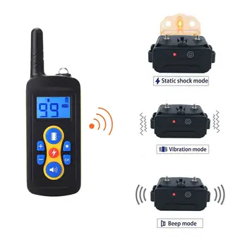 

Dog Training Collar Dog Shock Vibration Buzzer Training Collar AU Plug