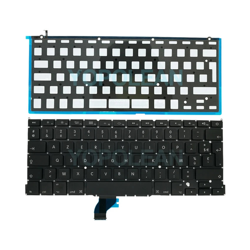 Клавиатура AZERTY для Macbook Pro Retina 13 дюймов A1502 французская с подсветкой 2013 2014 2015