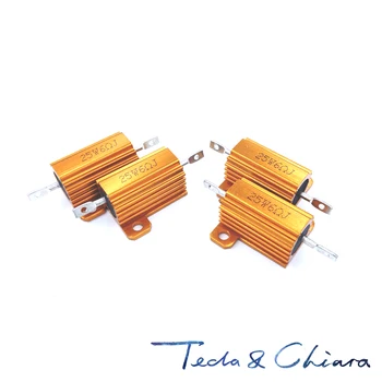 

80R 80ohm 80 820R 820ohm 820 R Ohm 25W Watt Wirewound Aluminum Power Metal Shell Case Resistance Resistor RX24