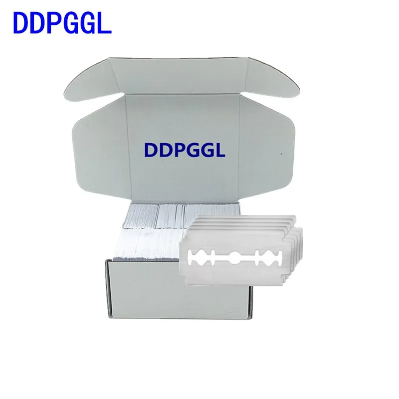 

DDPGGL 50pcs Double Edge Shaving Razor Blades for Men Sharp Face Care Classical Stainless Steel Shaver Beard Manual Shaver