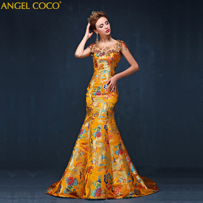 Рисунок 2 - Золотистые вечерние платья Дубая