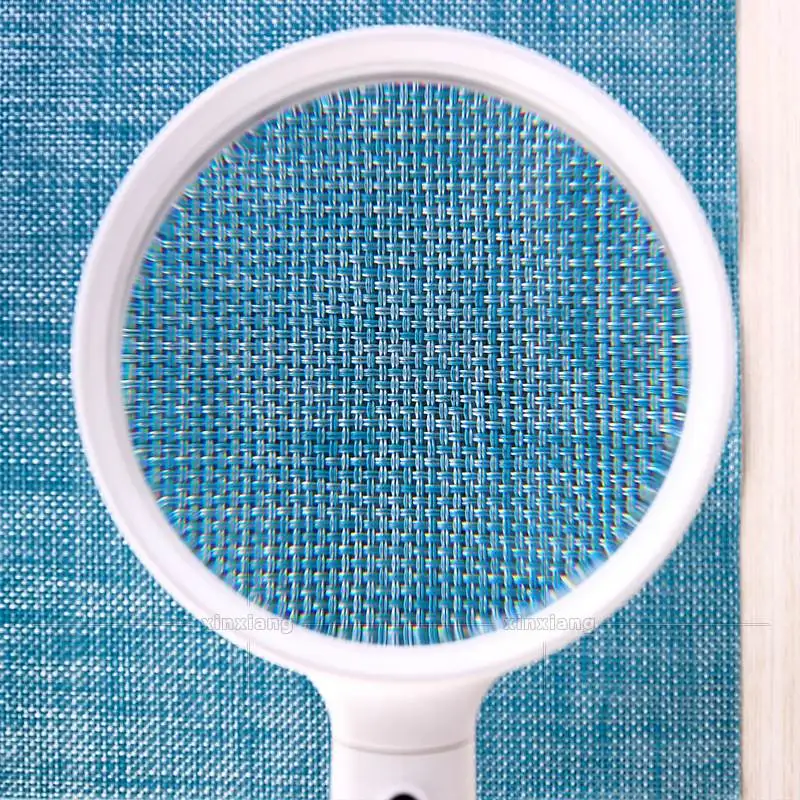 Illuminated Desktop Magnifier Reading Magnifier 6 LED Magnifying Glass Metal Base Flexible Tube Repairing Tools Reading Home