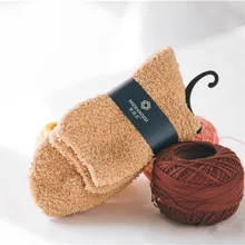 Jaycosin зимние теплые женские утепленные шерстяные зимние носки бесшовное бархатное сапоги для сна носки для мужчин Прямая поставка 11