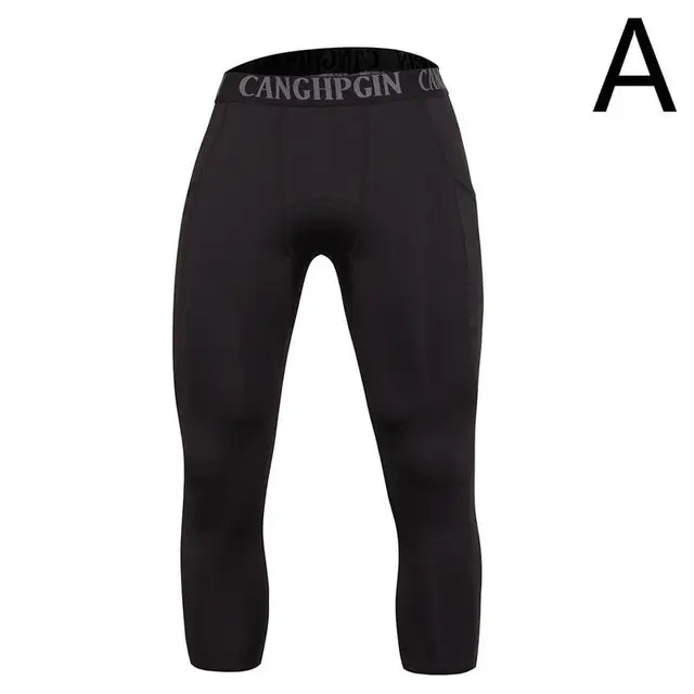 Men Running Tights Compression Pants 