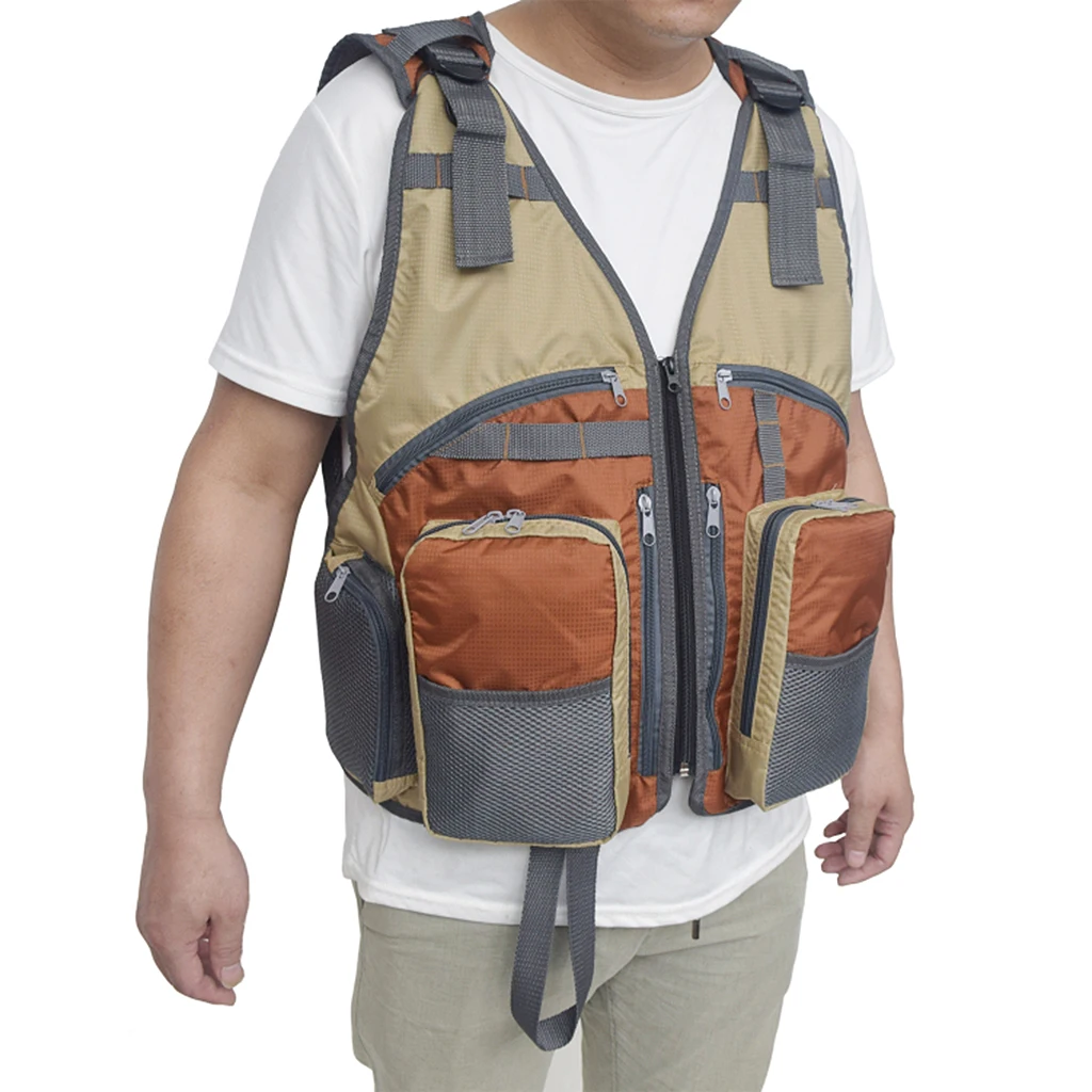 Fly Fishing Backpack Vest Combo Chest Pack for Tackle Gear and Accessories - Quick-Dry & Breathable