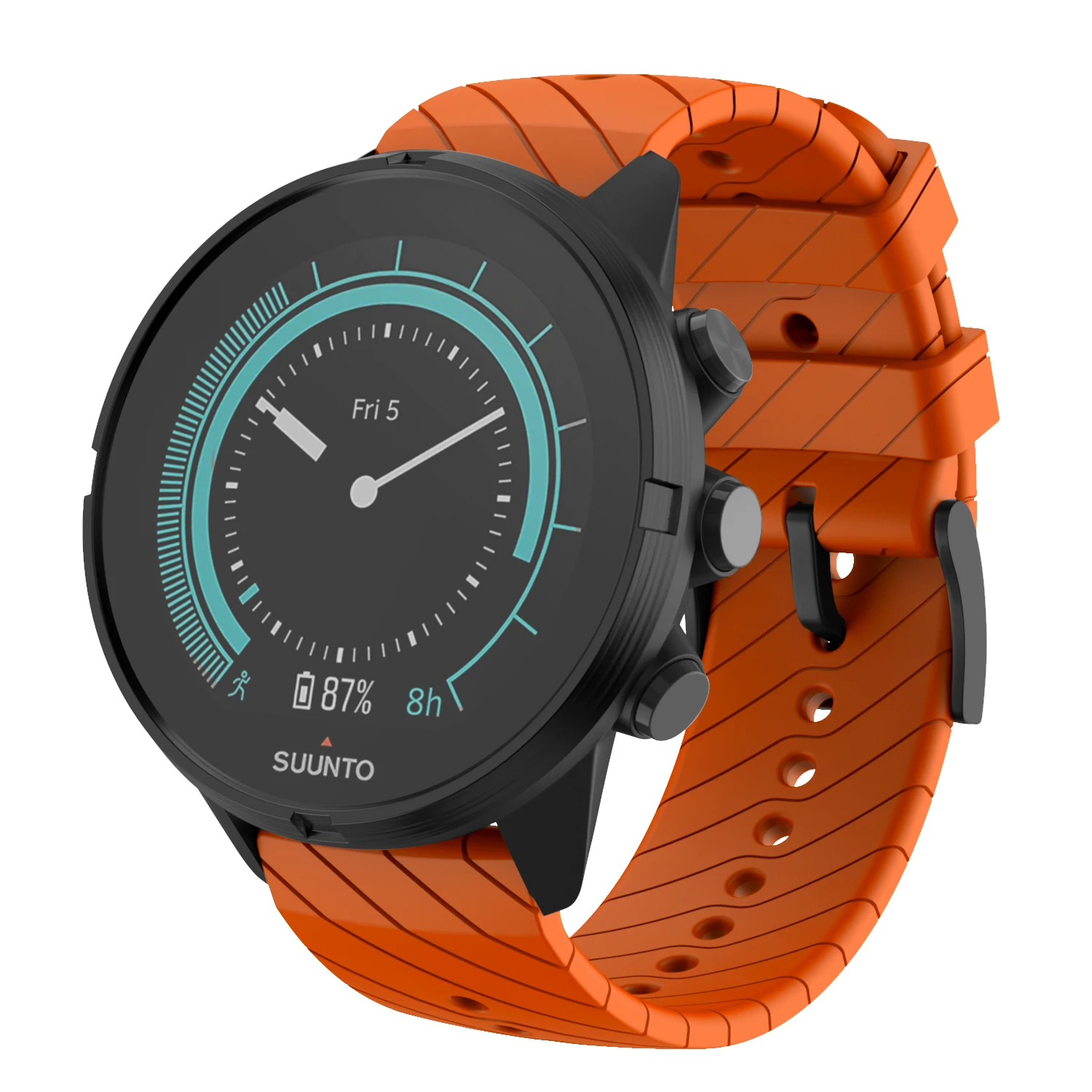 Heang силиконовый ремешок для Suunto 9/9 Baro медный Спортивный Браслет спортивный браслет умные часы