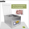 XEOLEO 1kpa Commercial Vacuum bags Sealer Desktop Vacuum sealing machine Vacuum machine 26cm Packing Machine for fruit Vegetable 1