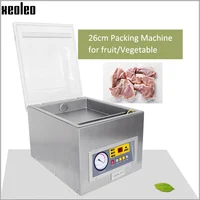 XEOLEO 1kpa Commercial Vacuum bags Sealer Desktop Vacuum sealing machine Vacuum machine 26cm Packing Machine for fruit Vegetable 1