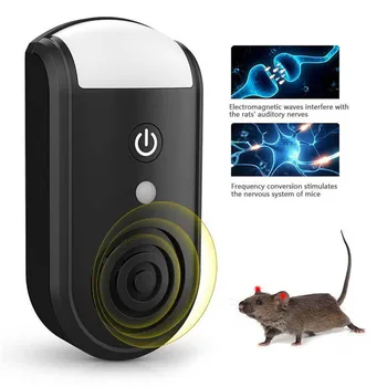 

110-250V/6W Electronic Ultrasonic Mouse Killer Mouse Cockroach Trap Mosquito Repeller Insect US/UK/AU Plug Protect Products